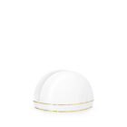 White porcelain napkin holder 12x7.5 cm with gold rim WL-880102901/A