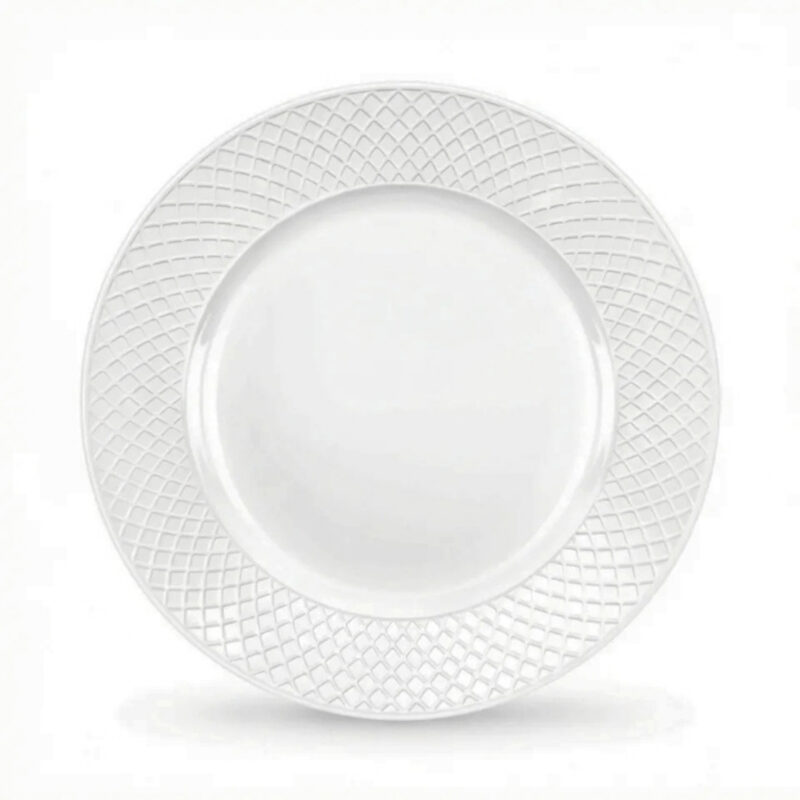 Dinner plate white porcelain 30.5 cm WL-880118/1C