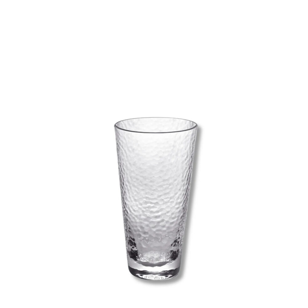 Glass tumbler hammered 320 ml WL-888629/A