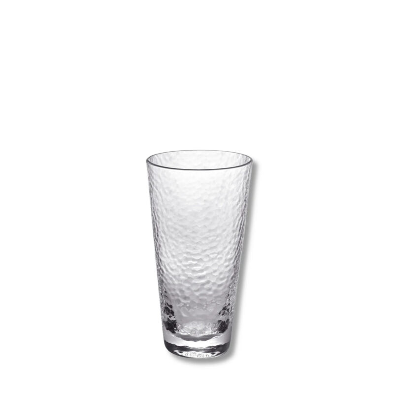 Glass tumbler hammered 320 ml WL-888629/A