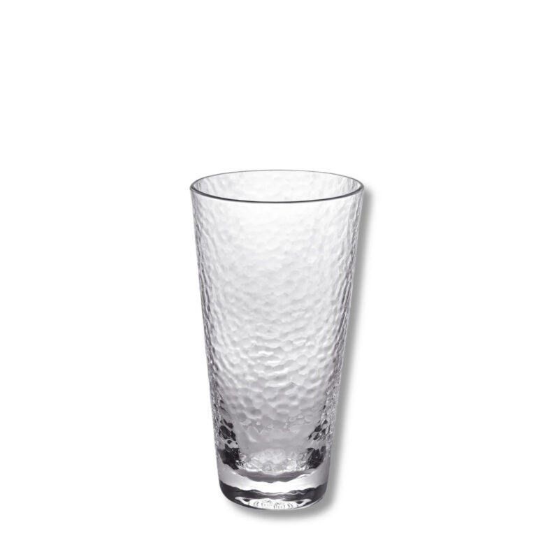 Glass tumbler hammered 450 ml WL-888630/A