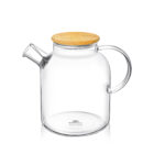Czajniczek dzbanek szklany do herbaty z bambusową pokrywką 1600 ml WL-888811/A