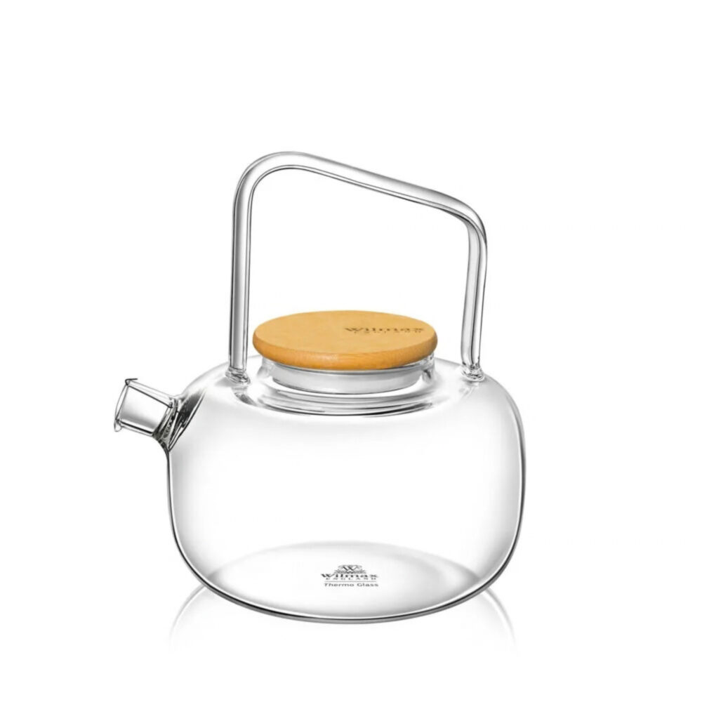 Glass teapot for tea with bamboo lid 1000 ml WL-888821/A