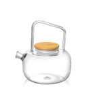 Glass teapot for tea with bamboo lid 1000 ml WL-888821/A
