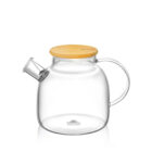 Glass teapot for tea with bamboo lid 1200 ml WL-888826/A