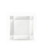 Dessert plate 20x20 cm Emily white porcelain WL-991231/A