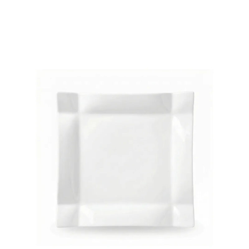 Talerz deserowy 20x20 cm Emily biały porcelanowy WL-991231/A