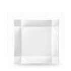 Dinner plate 25x25 cm white porcelain WL-991232/A