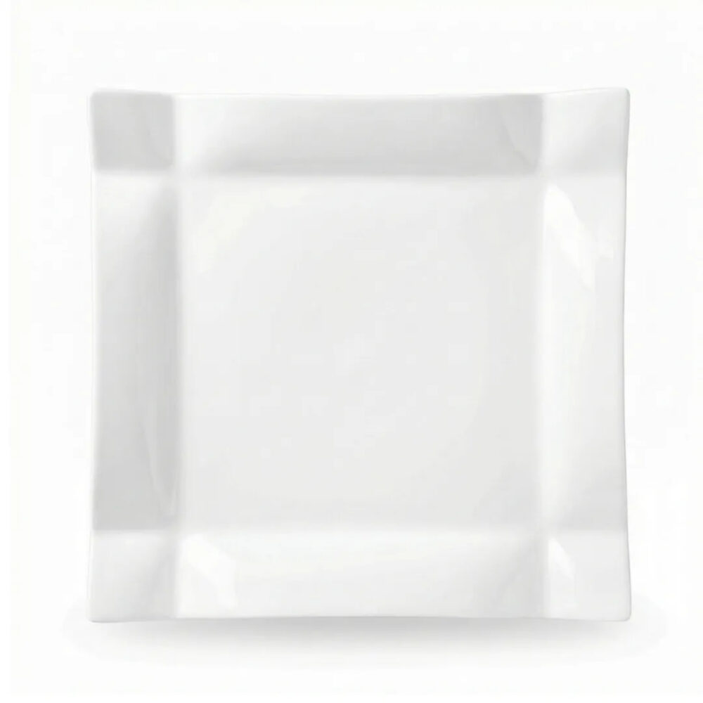 Platter 29x29 cm white porcelain WL-991233/A