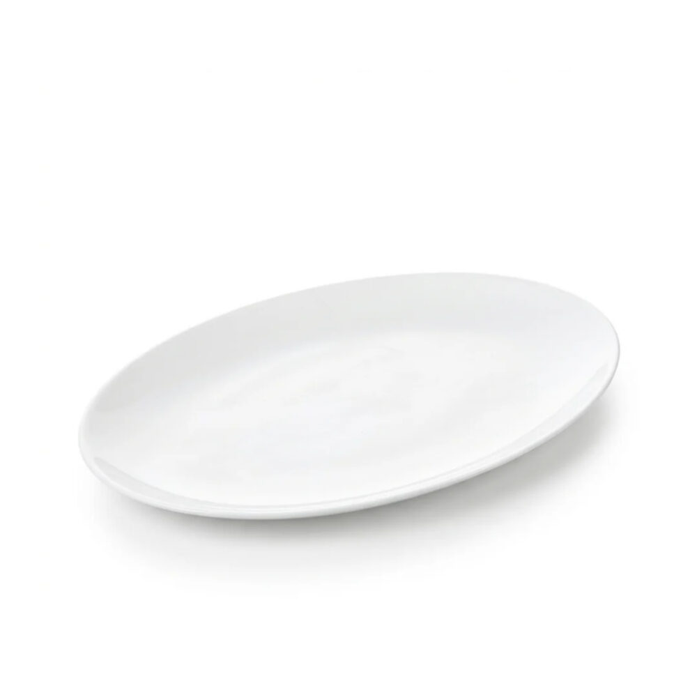 Oval platter 25.5 cm white porcelain WL-992021/A
