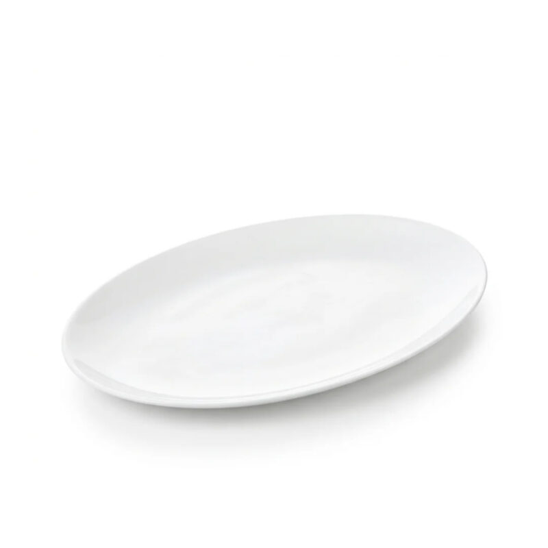 Półmisek owalny 25,5 cm biały porcelanowy WL-992021/A