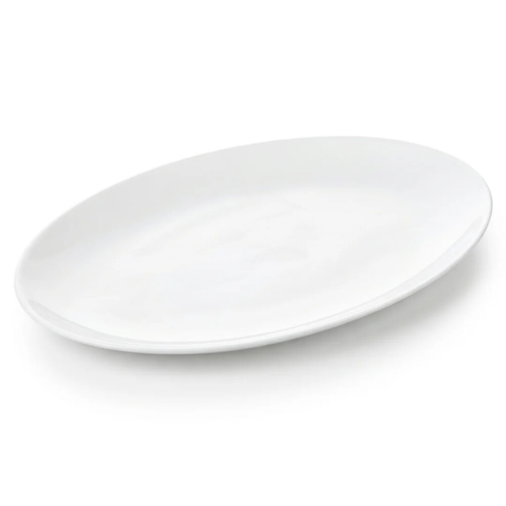 Oval platter 36 cm white porcelain WL-992023/A