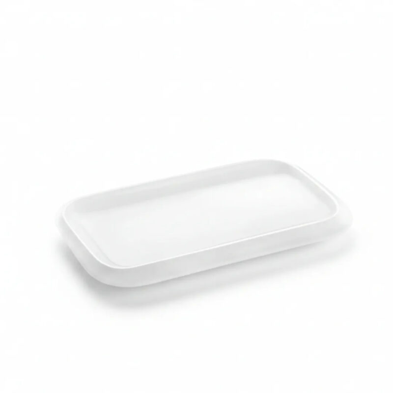 Serving platter 25.5x15 cm white porcelain WL-992660/A