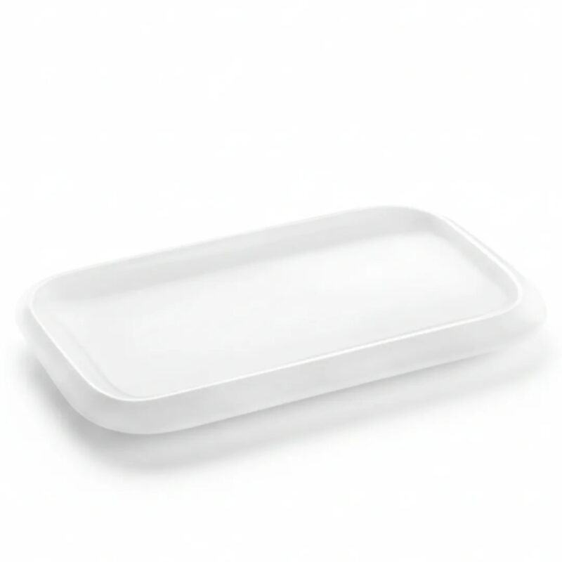 Serving platter 36x22 cm white porcelain WL-992662/A