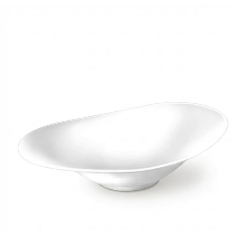 Półmisek głęboki 30.5x21 cm biały porcelanowy WL-992769/A