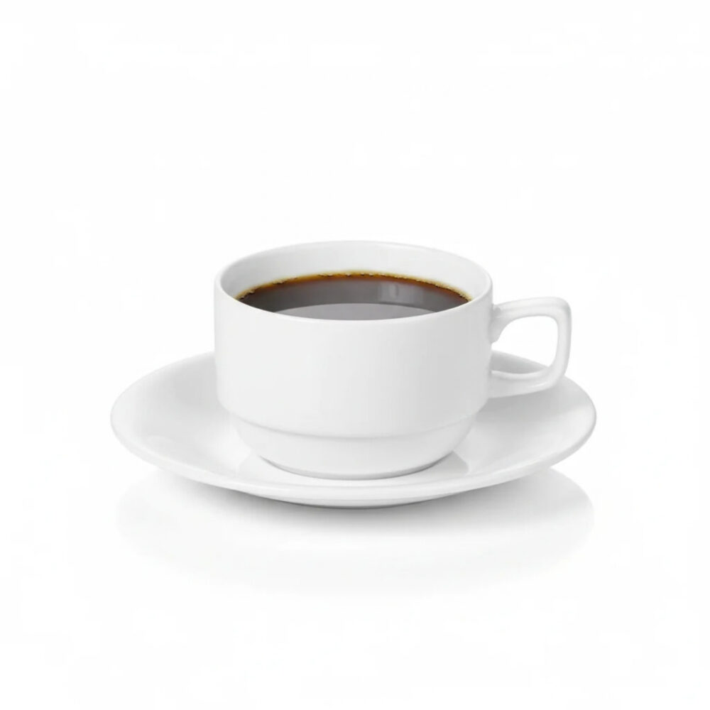 Classic cup 220 ml and saucer for tea WL-993008/AB