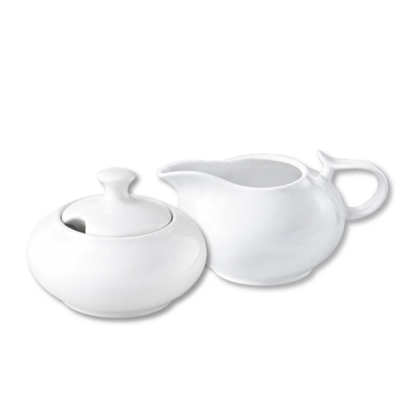 Sugar bowl 250ml and milk jug 250ml WL-995025/2C