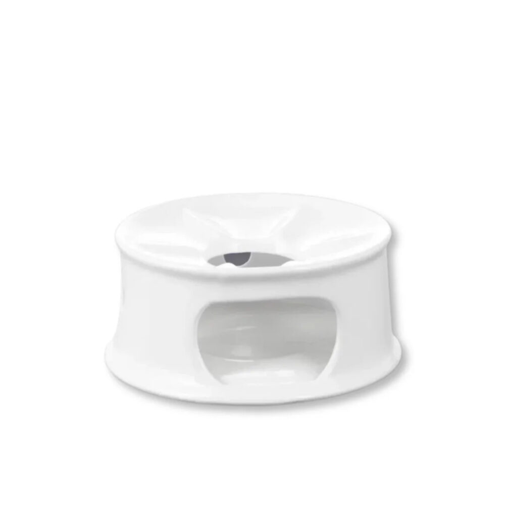 Teapot warmer stand white porcelain WL-996006/A
