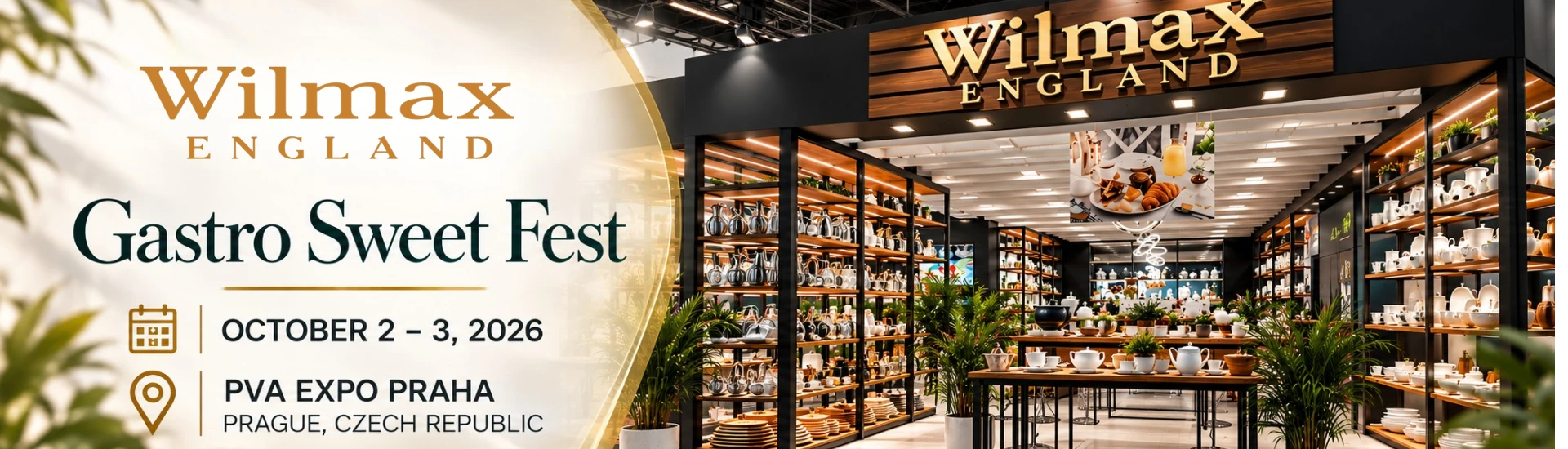 Stoisko Wilmax England na Gastro Sweet Fest 2026 w Pradze